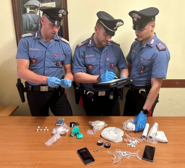 Due pusher arrestati a Fiuggi con mezzo chilo di cocaina