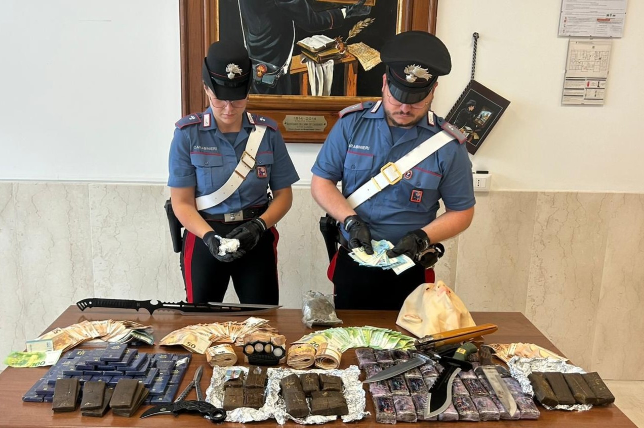 Operazione dei Carabinieri a Velletri: tre arresti e droga sequestrata