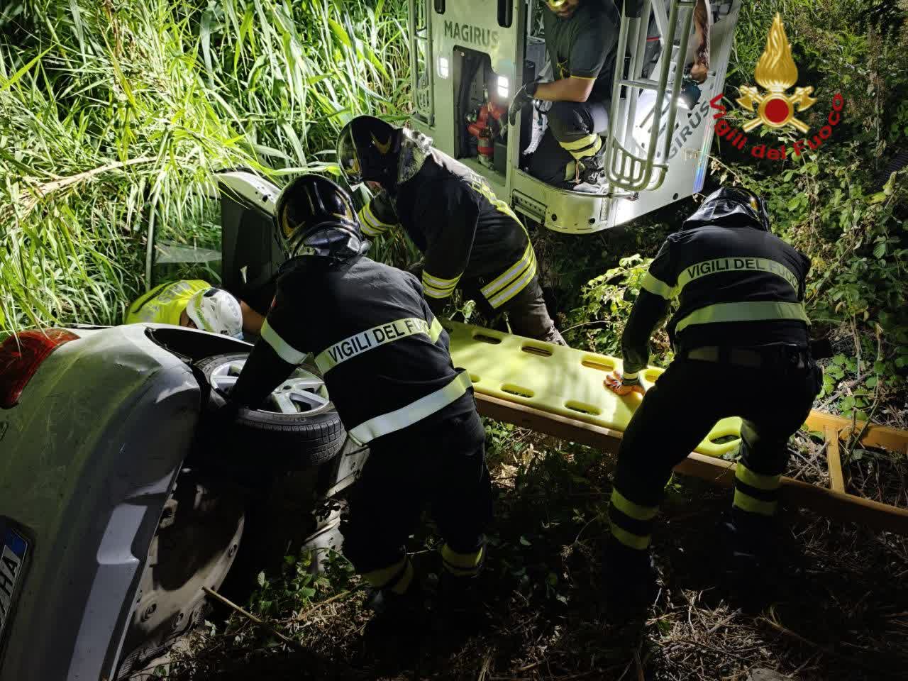 Incidente alla Cecchignola: tre giovani feriti in scarpata