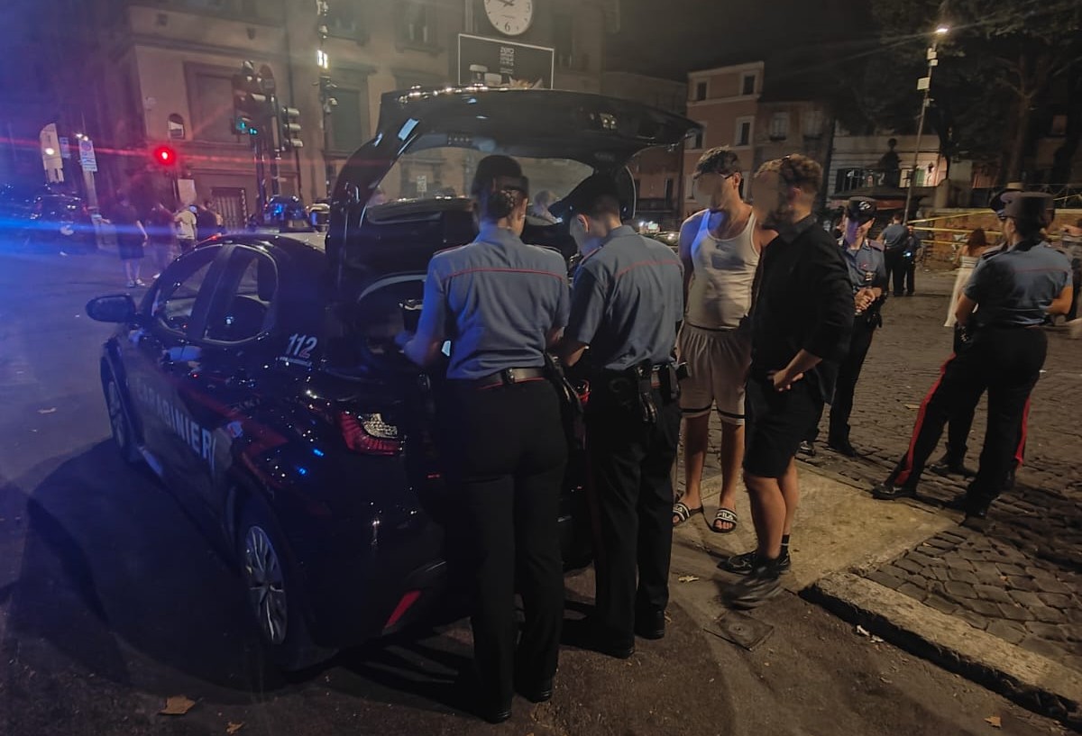 Controlli a Trastevere: otto arresti per mala movida