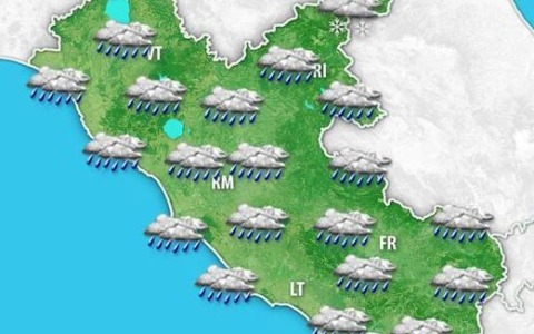 Maltempo in arrivo: allerta gialla nel Lazio