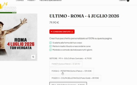 Scoperta truffa online per biglietti del concerto di Ultimo