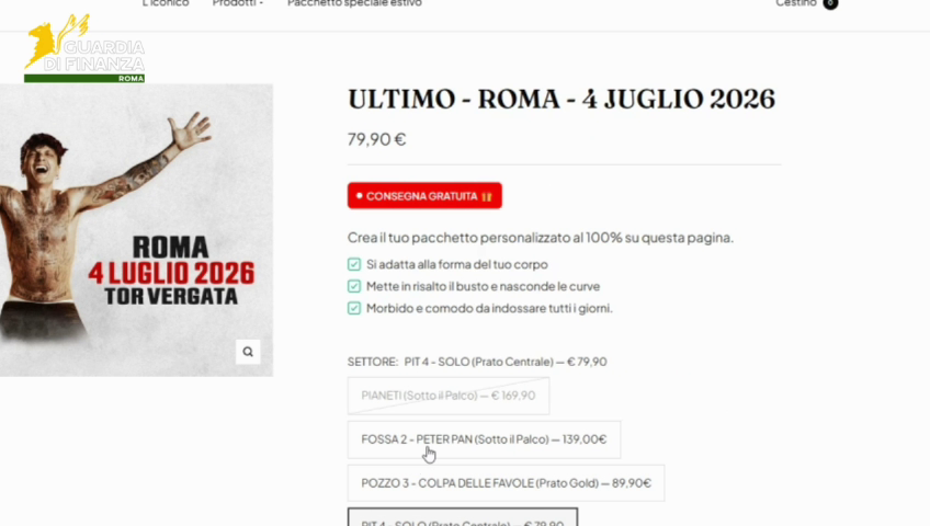 Scoperta truffa online per biglietti del concerto di Ultimo