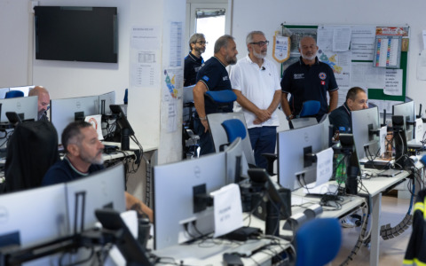Ferragosto, Rocca visita la Protezione civile e Villa Ardeatina