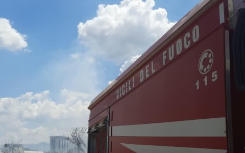 Incendio sulla A91: chiusure per i soccorsi