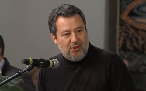 Pigneto, Salvini visita il cantiere del nuovo nodo ferroviario