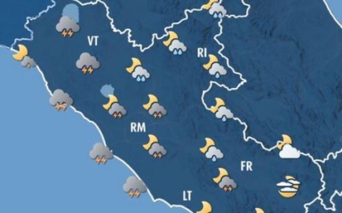 Maltempo, allerta gialla a Roma e nel Lazio
