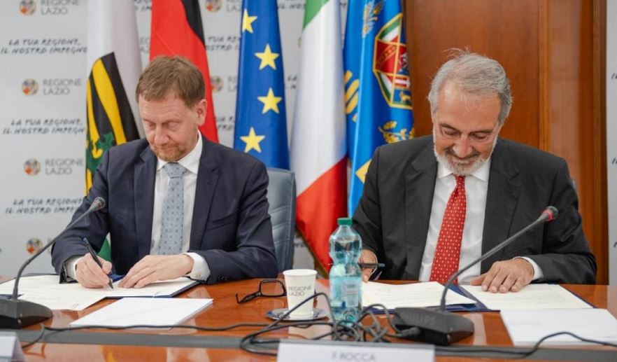 Lazio-Sassonia, Rocca firma un nuovo memorandum d’intesa