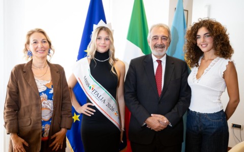 Rocca riceve Miss Italia 2026 Sarah Rizea