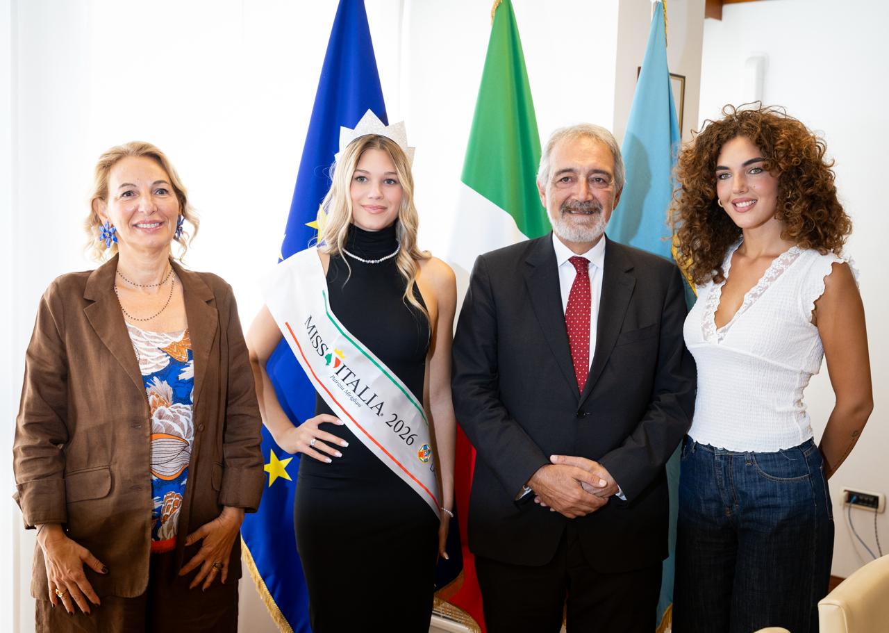 Rocca riceve Miss Italia 2026 Sarah Rizea
