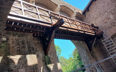 Ponte Nomentano, restaurata la passerella tra le torri
